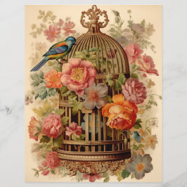 Serenade Blooms Scrapbook Paper