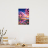 Serenade der Natur, bezaubernder Wald Poster (Küche)