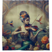 "Serenade des Meeres" Duschvorhang (Vorderseite)