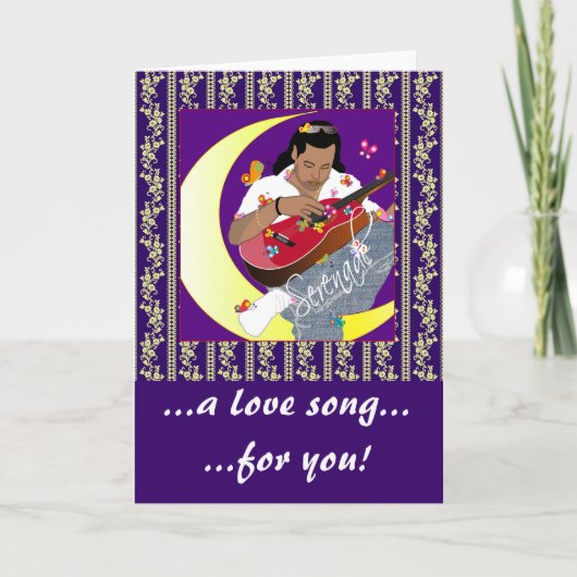 Serenade - Gruß, Note Card Karte (Vorderseite)