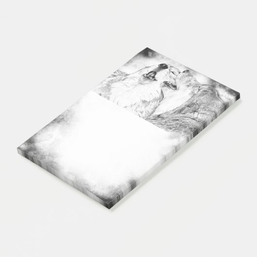 Serenade im Nebst Post-it Klebezettel (angewinkelt)