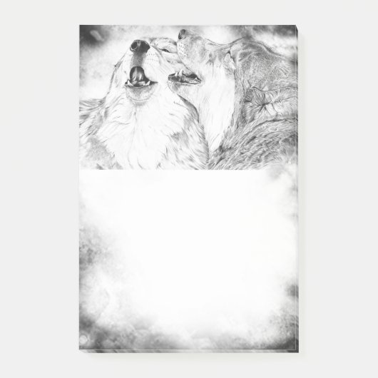 Serenade im Nebst Post-it Klebezettel (Vorderseite)