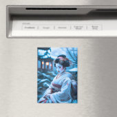 Serenade im Schnee Magnet (In Situ (Geschirrspüler))
