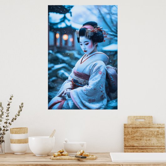 Serenade im Schnee Poster (Küche)