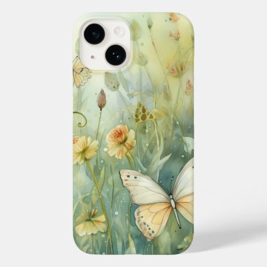 Serenade of Spring Butterflies Phone Case (Rückseite)