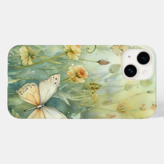 Serenade of Spring Butterflies Phone Case (Rückseite (Horizontal))