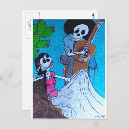 Serenade Postkarte (Vorne/Hinten)