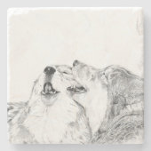 Serenade Steinuntersetzer (Vorderseite)