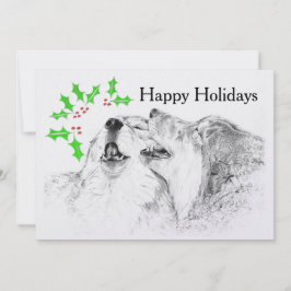 Serenade (Weihnachten) Feiertagskarte