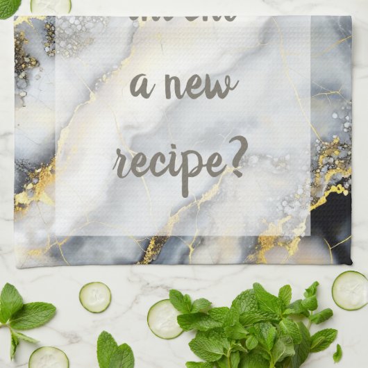 Serenade - Weiß Geschirrtuch (Gefaltet)