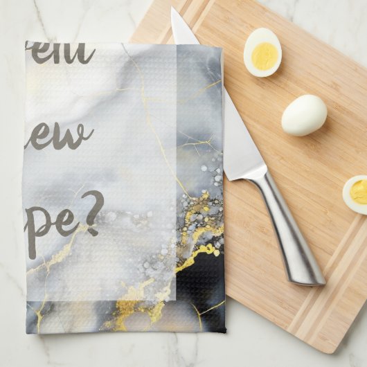 Serenade - Weiß Geschirrtuch (Viertel Falte)