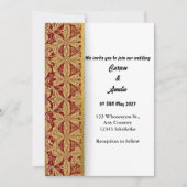 "Serenading Liebe in all ihren Details" Einladung (Vorderseite)