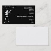 Serenading Skelett Visitenkarte (Vorne/Hinten)