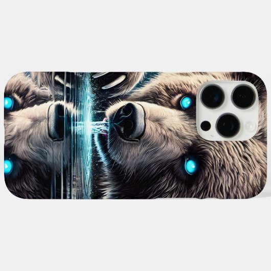 Serenbär und Schattengeflecht Case-Mate iPhone Hülle (Rückseite (Horizontal))