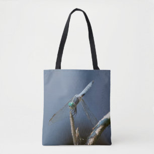 Serenblauer Libelle Tasche
