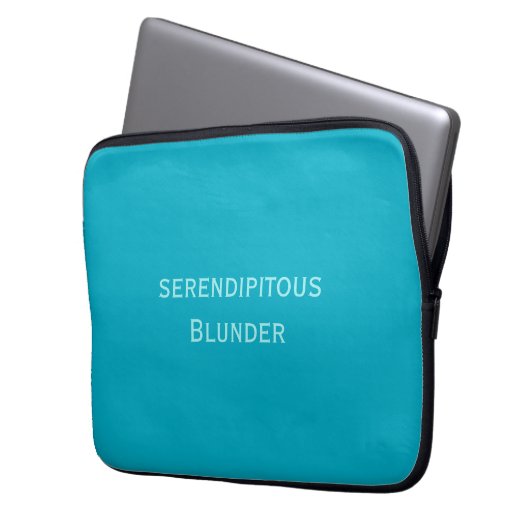 Serendipitous Blunder Electronics Bag Laptopschutzhülle (Vorderseite Links)