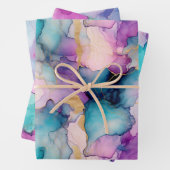 Serendipity Crystal Blue Geschenkpapier Set (Beispiel)