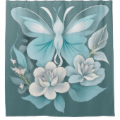 Serendipity Floral Duschvorhang (Vorderseite)