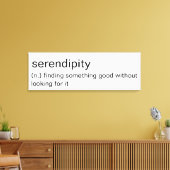 Serendipity - minimalistische Kunst an der Wand Leinwanddruck (Insitu (Wohnzimmer))