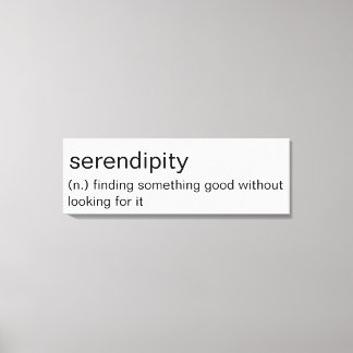 Serendipity - minimalistische Kunst an der Wand Leinwanddruck