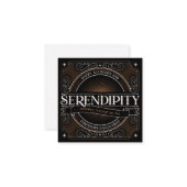 Serendipity-Note-Karte Mitteilungskarte (Vorderseite/Rückseite Beispiel)