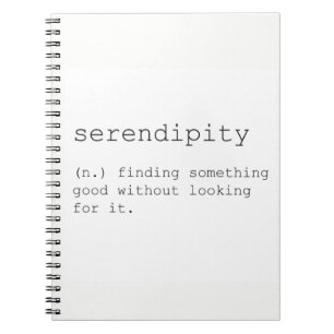 Serendipity notebook notizblock