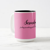 Serendipity Zwei-Tone-Tasse Zweifarbige Tasse (Vorderseite Links)