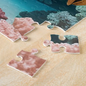 Serene 3D Sea Turtle in Ocean - Tranquil Marine Li Puzzle (Seite)