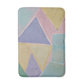 Serene Abstracts: A Pastel Dream Badematte (Vorderseite Vertikal)