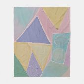 Serene Abstracts: A Pastel Dream Fleecedecke (Vorderseite)