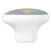 Serene Abstracts: A Pastel Dream Keramikknauf (Seitenansicht)