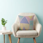 Serene Abstracts: A Pastel Dream Kissen (Stuhl )
