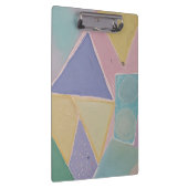 Serene Abstracts: A Pastel Dream Klemmbrett (Rechts)