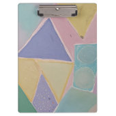 Serene Abstracts: A Pastel Dream Klemmbrett (Vorderseite)