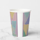 Serene Abstracts: A Pastel Dream Pappbecher (Rechts)