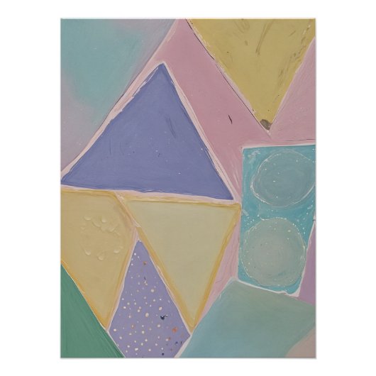 Serene Abstracts: A Pastel Dream Poster (Vorderseite)
