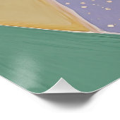 Serene Abstracts: A Pastel Dream Poster (Ecke)