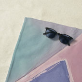 Serene Abstracts: A Pastel Dream Strandtuch (Beispiel)