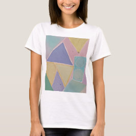 Serene Abstracts: A Pastel Dream T-Shirt