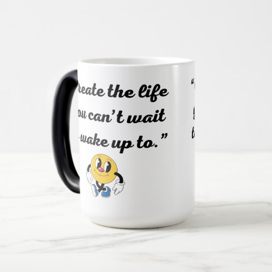 Serene Abstrakt Coffee Tasse (Vorderseite Links)