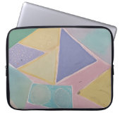 Serene Abstrakt: Ein pastellfarbener Traum Laptopschutzhülle (Vorderseite)