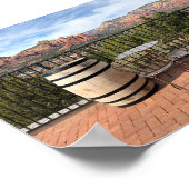 Serene Arizona Berglandschaft Poster (Ecke)