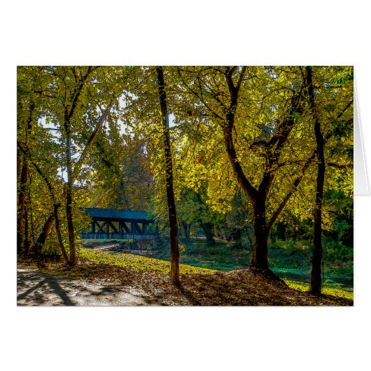 Serene Autumn Walk Painterly (Vorderseite (Horizontal))