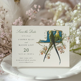 Serene Aviary "Save the Date" Einladung zur Hochze