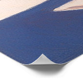 Serene Ballet Kunst mit weichen Pasteten Poster (Ecke)