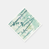 Serene Bamboo Blossom Asian  (5) Serviette (Ecke)