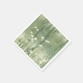 Serene Bamboo Blossom Asian (6) Serviette (Ecke)
