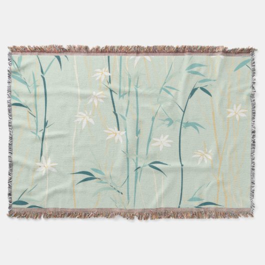 Serene Bamboo Blossom Asian  (9) Decke (Vorderseite)