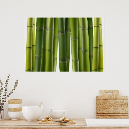 Serene Bamboo Poster (Küche)
