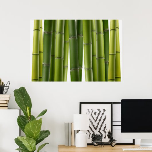 Serene Bamboo Poster (Heimbüro)